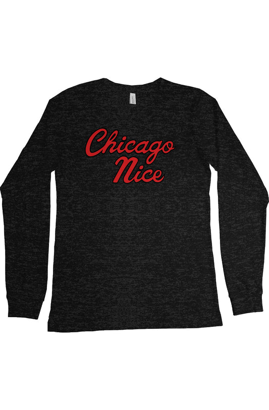 Chicago Nice Script LS Tee